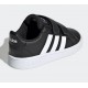 Adidas grand court nero/bianco doppio velcro
