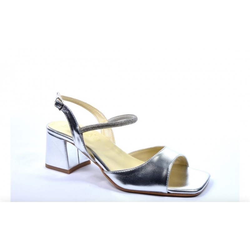 cinzia soft eleganti nera e argento D Avanzo Calzature e Pelletteria