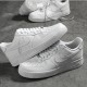 NIKE AIR FORCE ONE IN PELLE BIANCA 