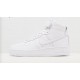 NIKE AIR FORCE MID IN PELLE BIANCA