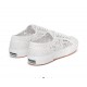 SUPERGA 2750 IN MACRAME BIANCA E BEIGE