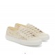 SUPERGA 2750 IN MACRAME BIANCA E BEIGE