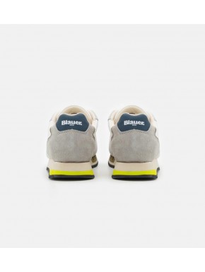 BLAUER UOMO SNEAKERS GRIGIO GIALLO