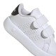 ADIDAS ADVANTAGE BUBBLE BIANCO E NERO 